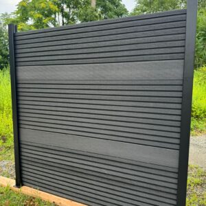 COMPOSITE FENCE SLATE BLACK