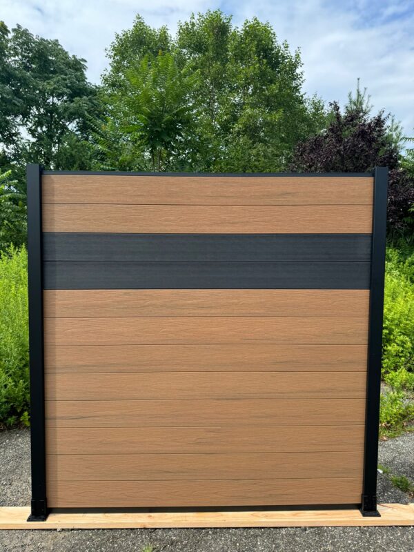 COMPOSITE FENCE TEAK COLOR - Image 3
