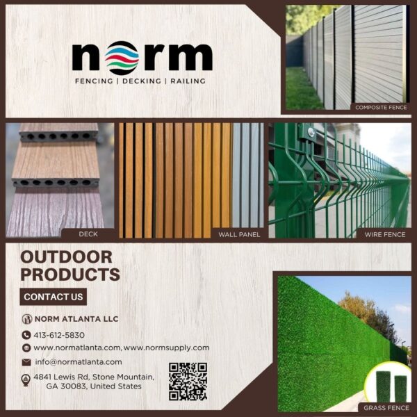 COMPOSITE FENCE SLATE DARK TEAK COLOR - Image 4