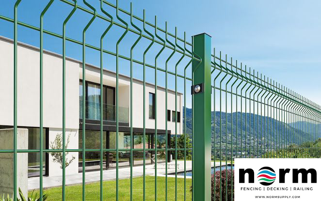 installed wire fence line posts in Atlanta for secure outdoor boundaries