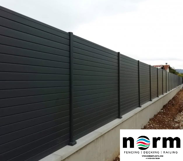 Norm Atlanta LLC composite fence installation project