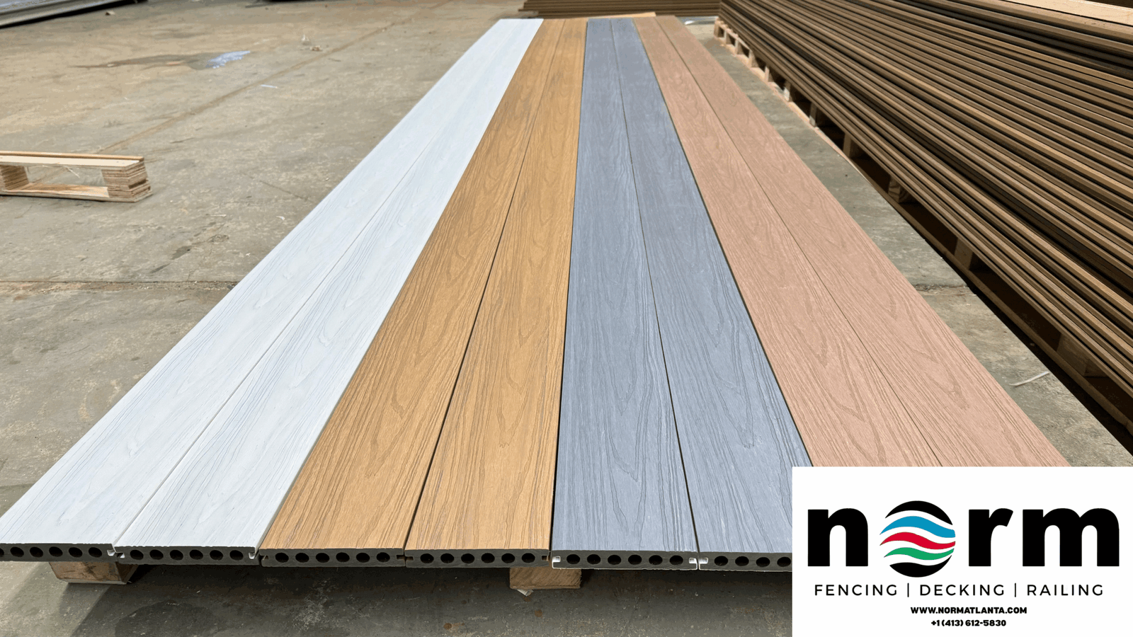 High-quality WPC composite deck boards for long-lasting outdoor installations.