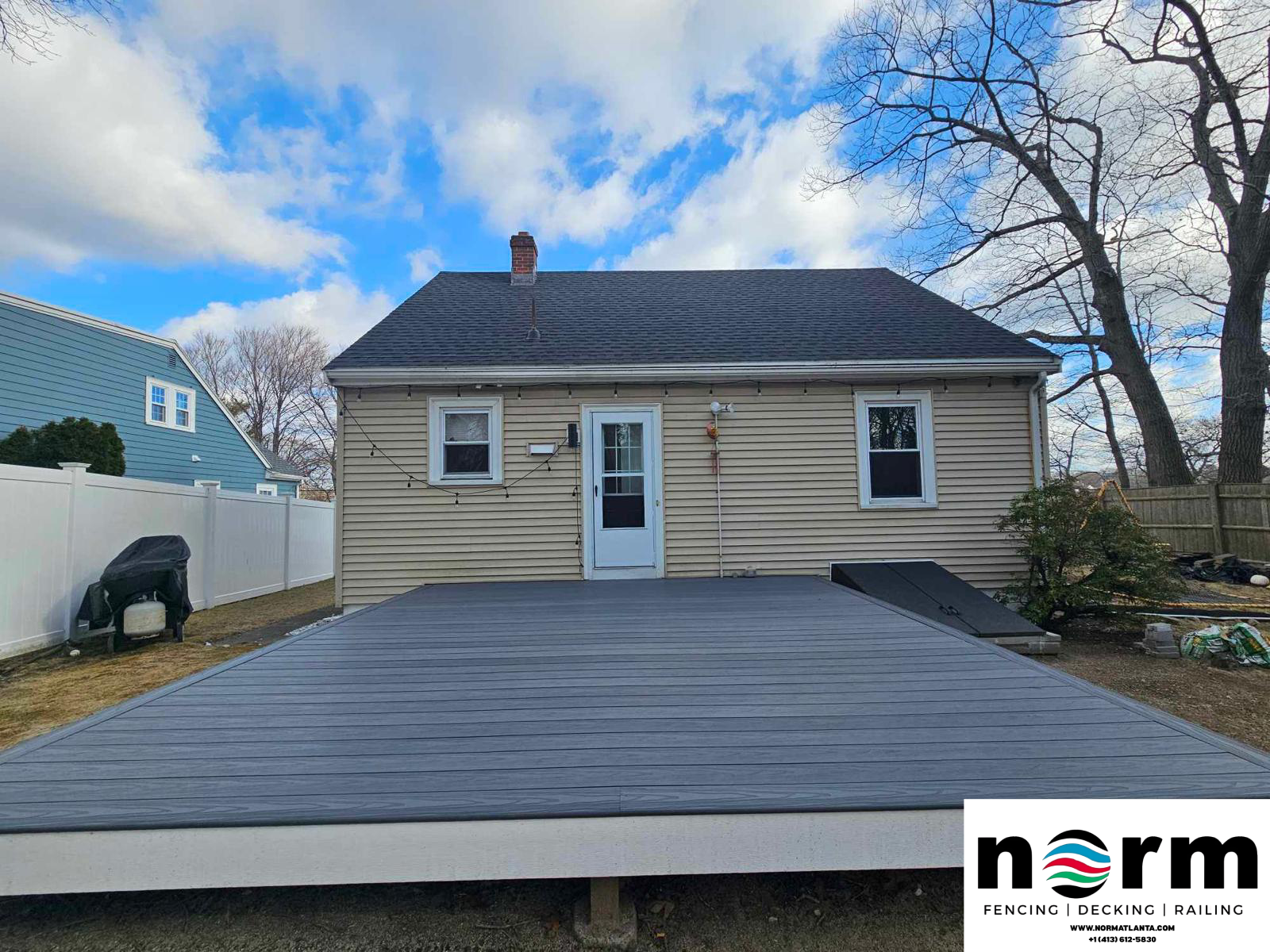 Professional WPC deck boards installation near me in Atlanta