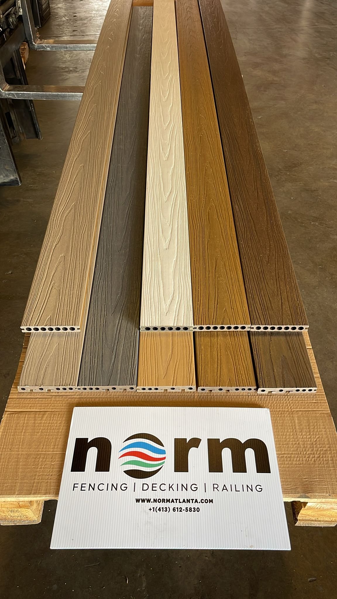 Variety of WPC composite deck board colors including Teak, Walnut, and Coffee for composite vs wood deck designs