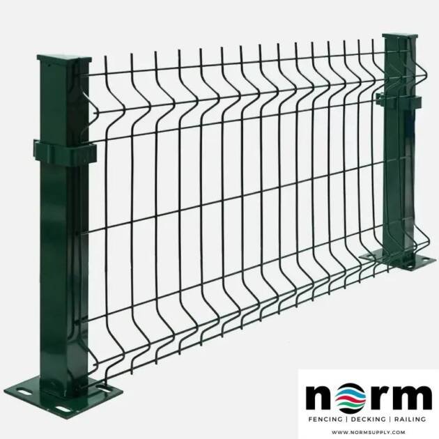 commercial wire panel fence norm atlanta