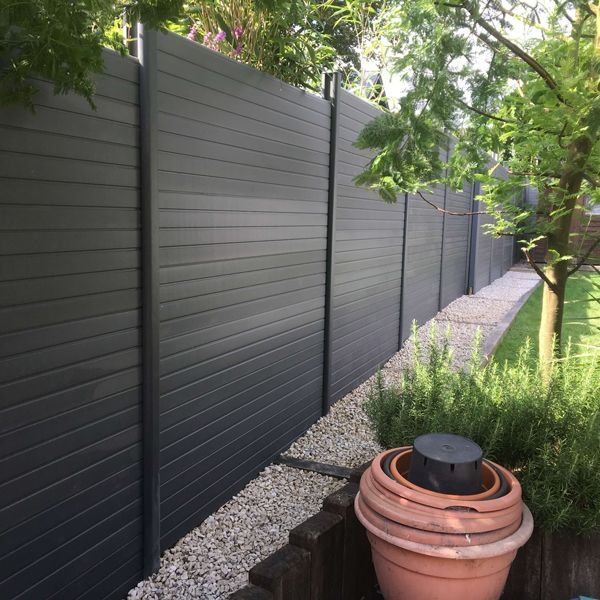 Mysterious Black Composite Fence (6FTx6FT)-F04|Norm Atlanta - Image 2