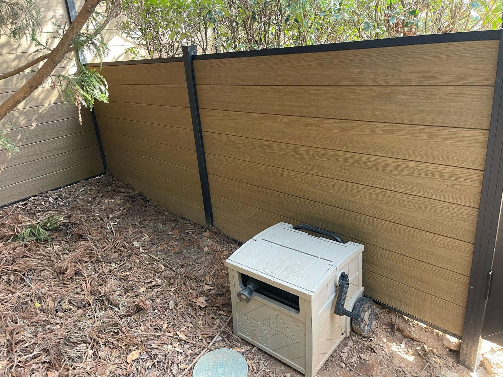 Teak Composite Fence (6FTx6FT)-F02|Norm Atlanta - Image 12