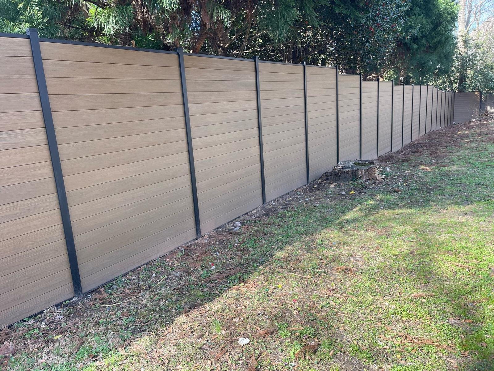 Teak Composite Fence (6FTx6FT)-F02|Norm Atlanta - Image 14