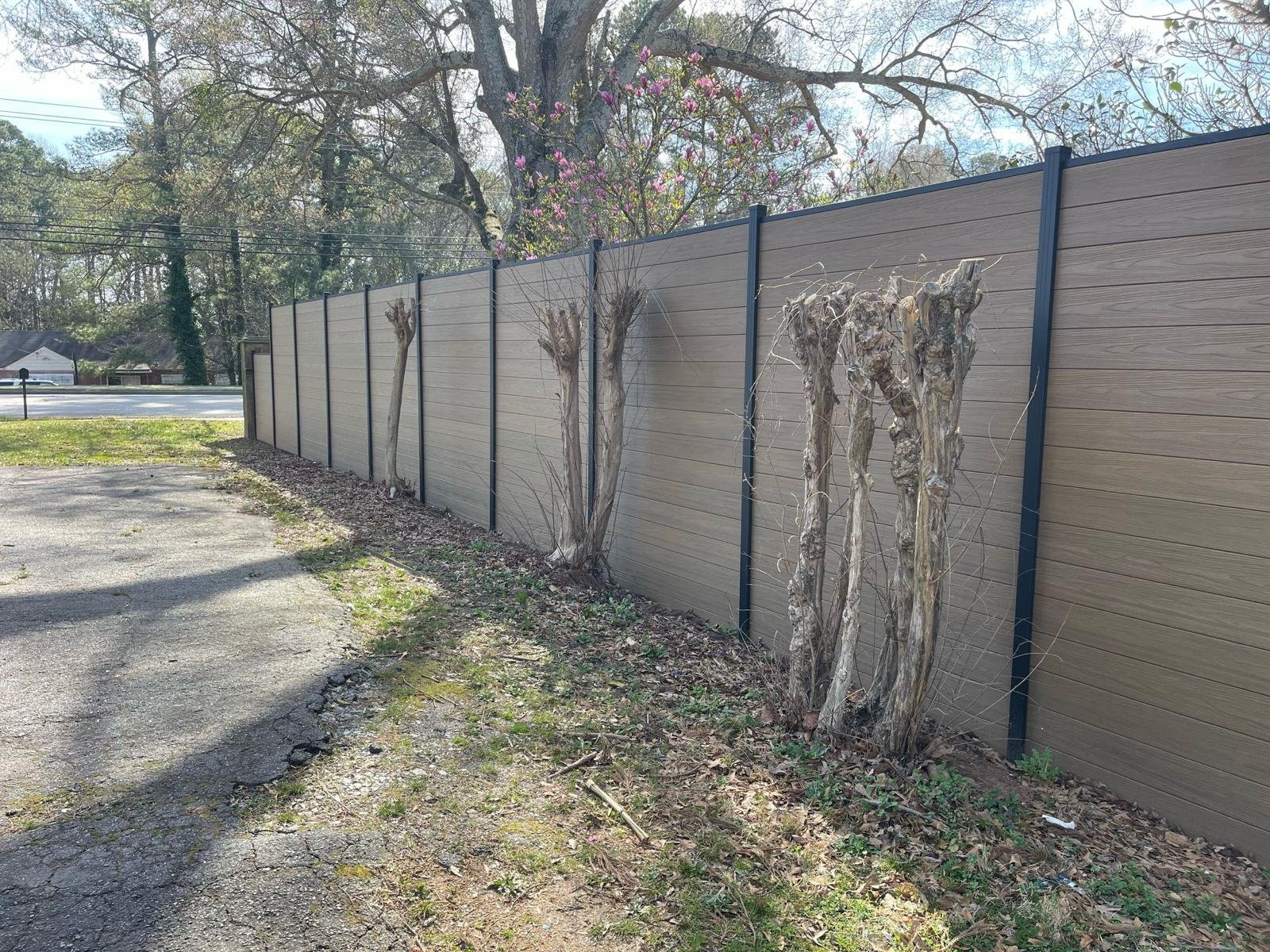 Teak Composite Fence (6FTx6FT)-F02|Norm Atlanta - Image 15