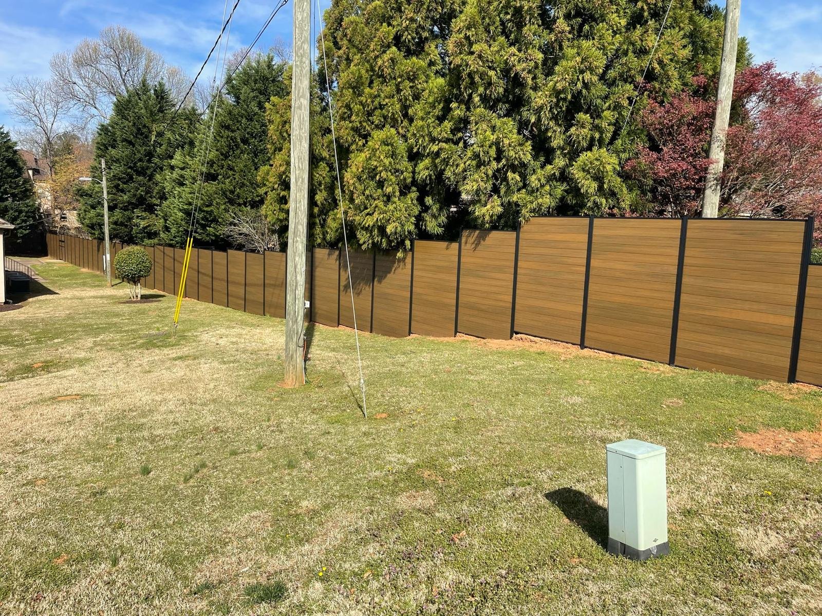 Teak Composite Fence (6FTx6FT)-F02|Norm Atlanta - Image 17