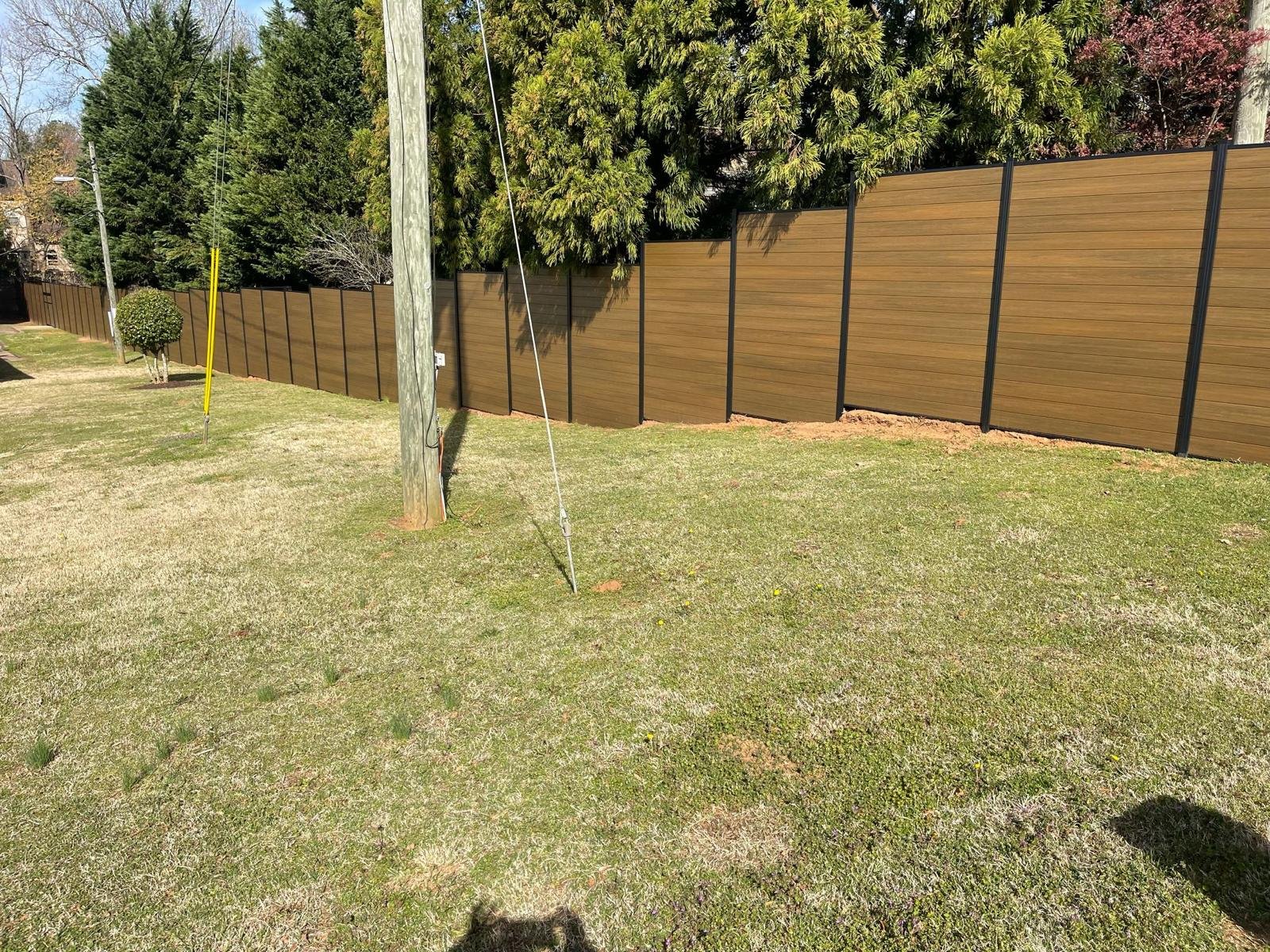Teak Composite Fence (6FTx6FT)-F02|Norm Atlanta - Image 18