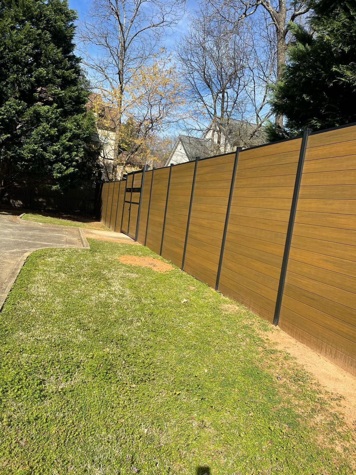 Teak Composite Fence (6FTx6FT)-F02|Norm Atlanta - Image 20