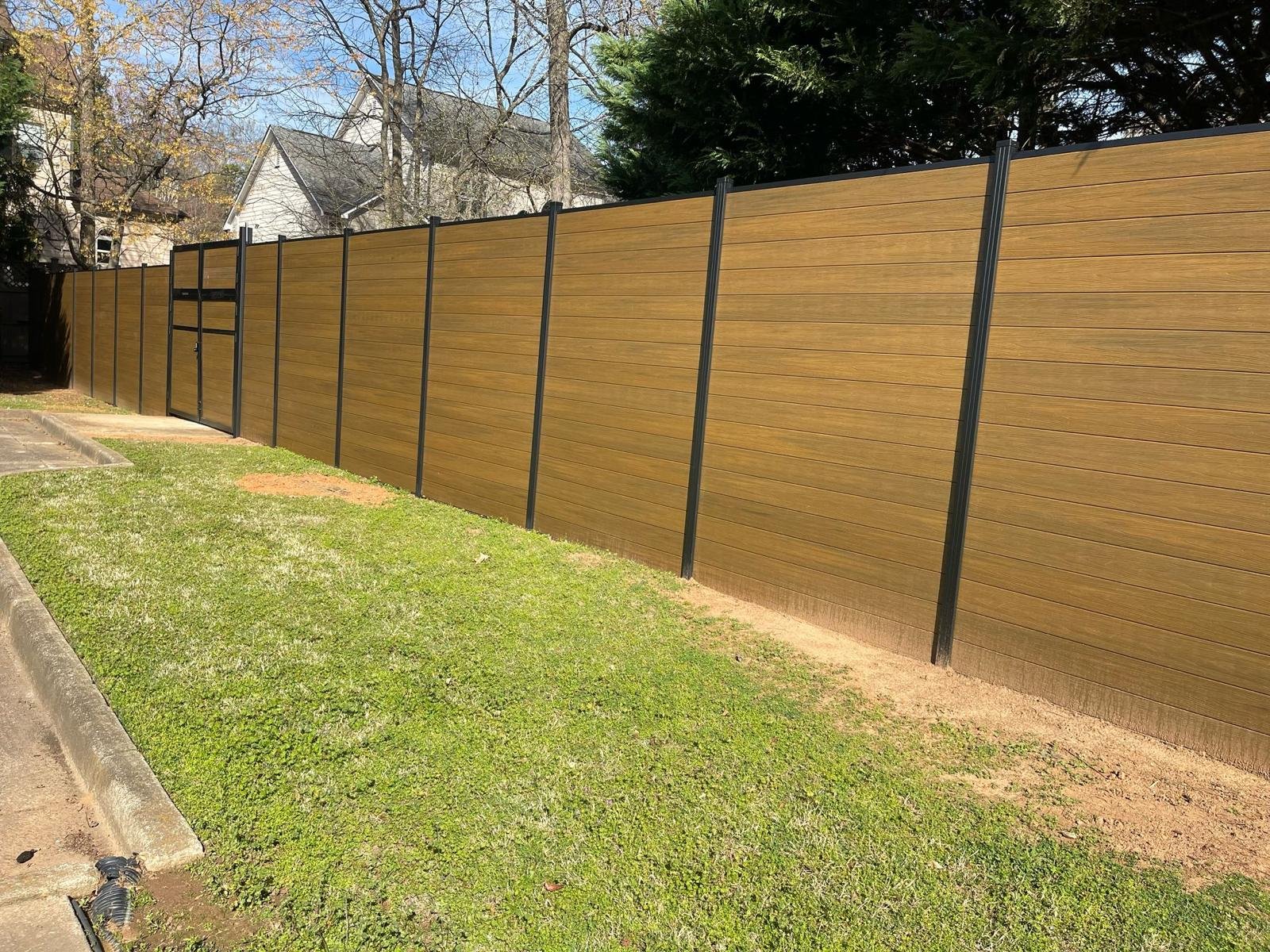 Teak Composite Fence (6FTx6FT)-F02|Norm Atlanta - Image 22