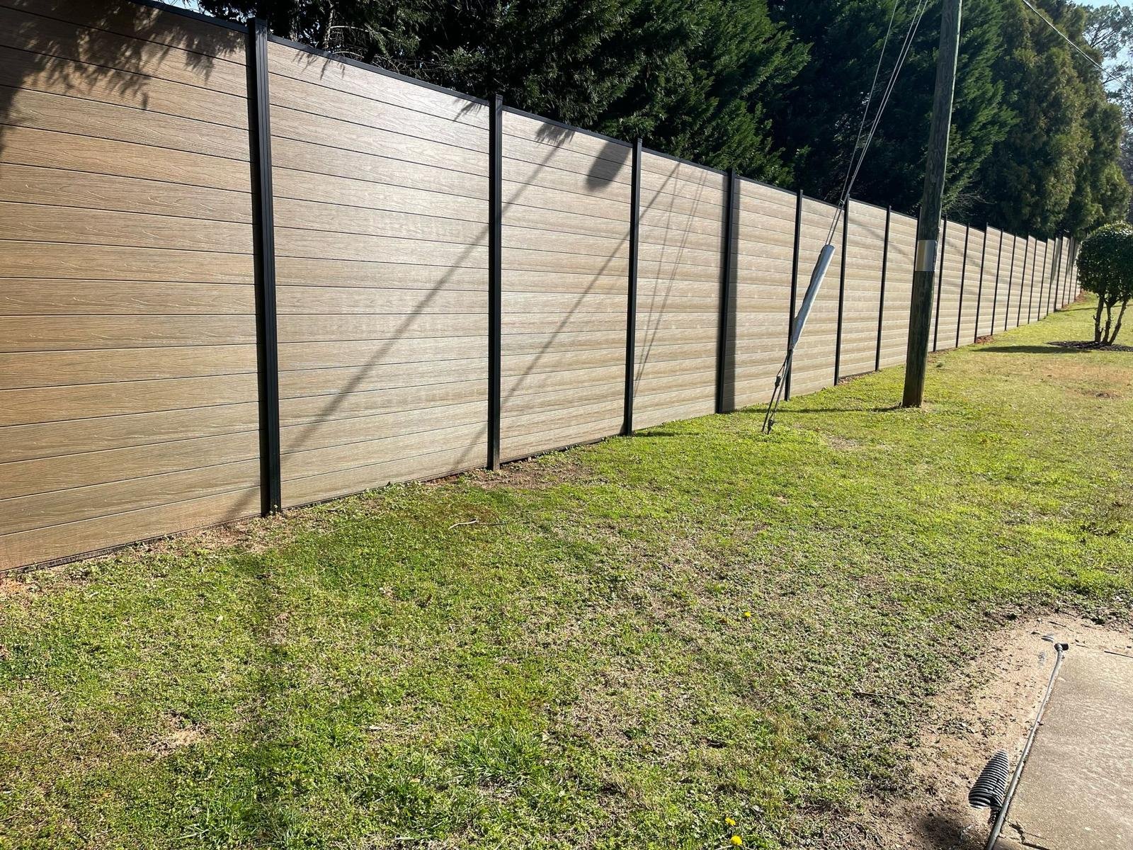 Teak Composite Fence (6FTx6FT)-F02|Norm Atlanta - Image 23