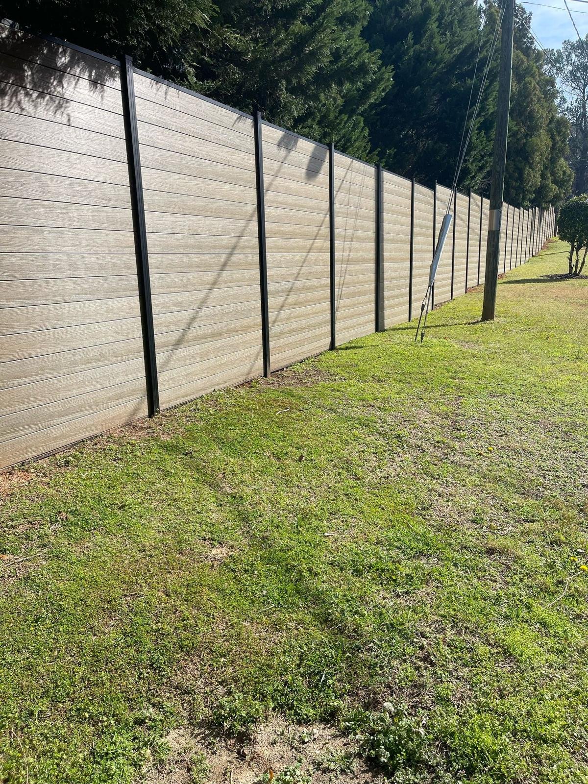 Teak Composite Fence (6FTx6FT)-F02|Norm Atlanta - Image 24