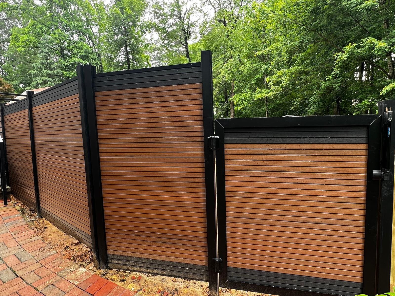 Dark Teak Composite Fence (6FTx6FT)-F01|Norm Atlanta - Image 5