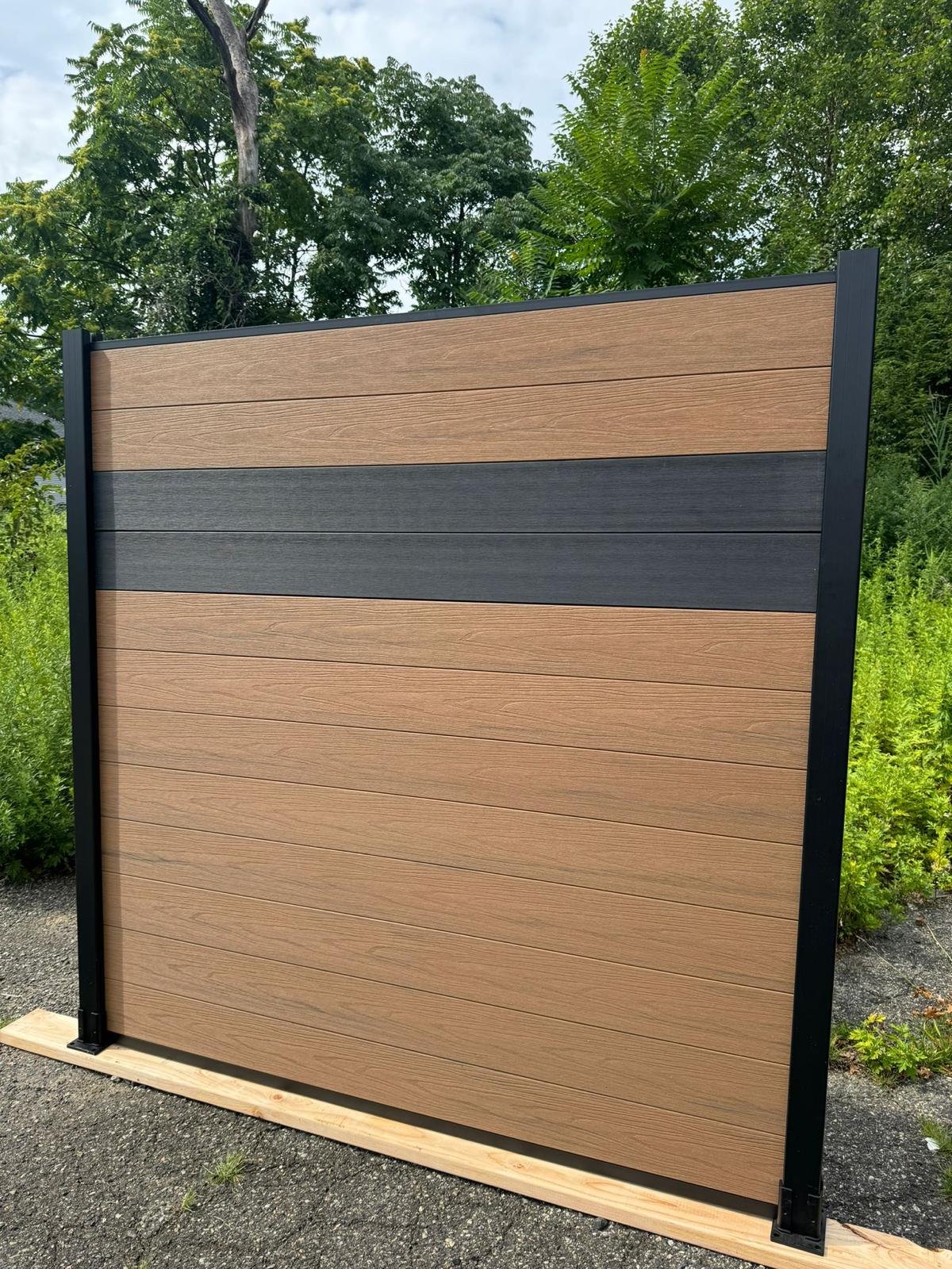 Teak Composite Fence (6FTx6FT)-F02|Norm Atlanta - Image 29