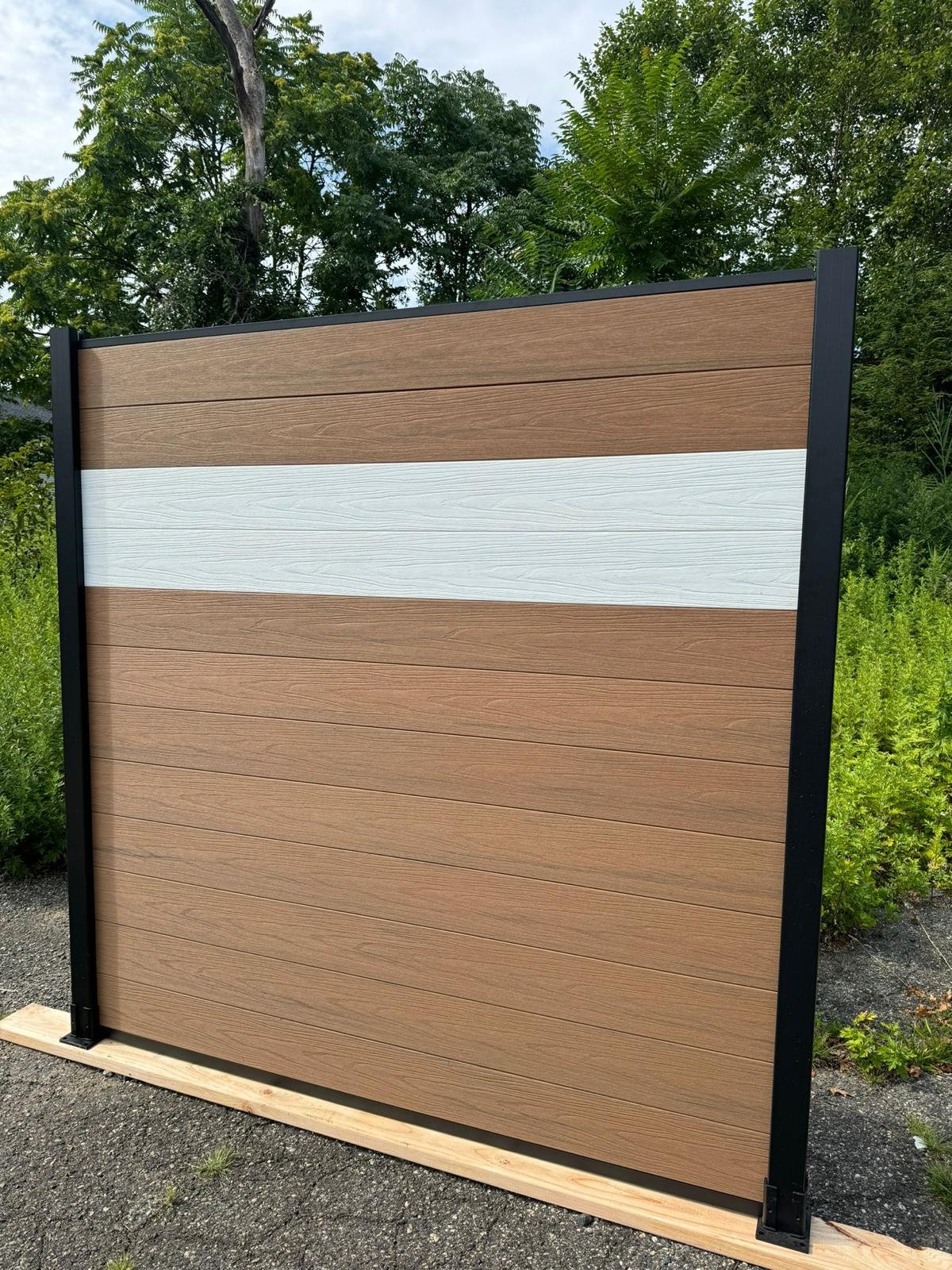 Teak Composite Fence (6FTx6FT)-F02|Norm Atlanta - Image 31