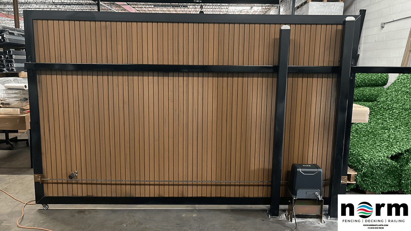 Dark Teak Composite Fence (6FTx6FT)-F01|Norm Atlanta - Image 9