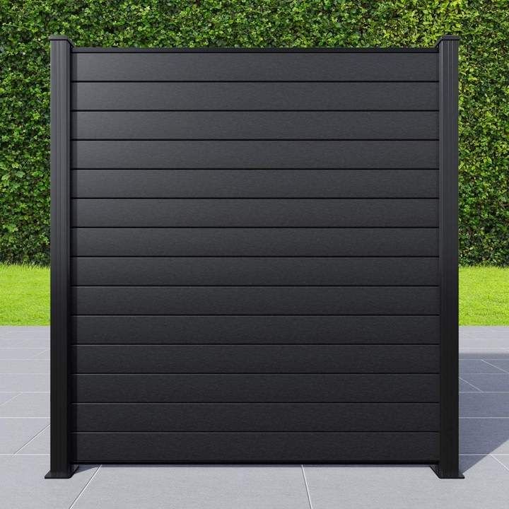Mysterious Black Composite Fence (6FTx6FT)-F04|Norm Atlanta