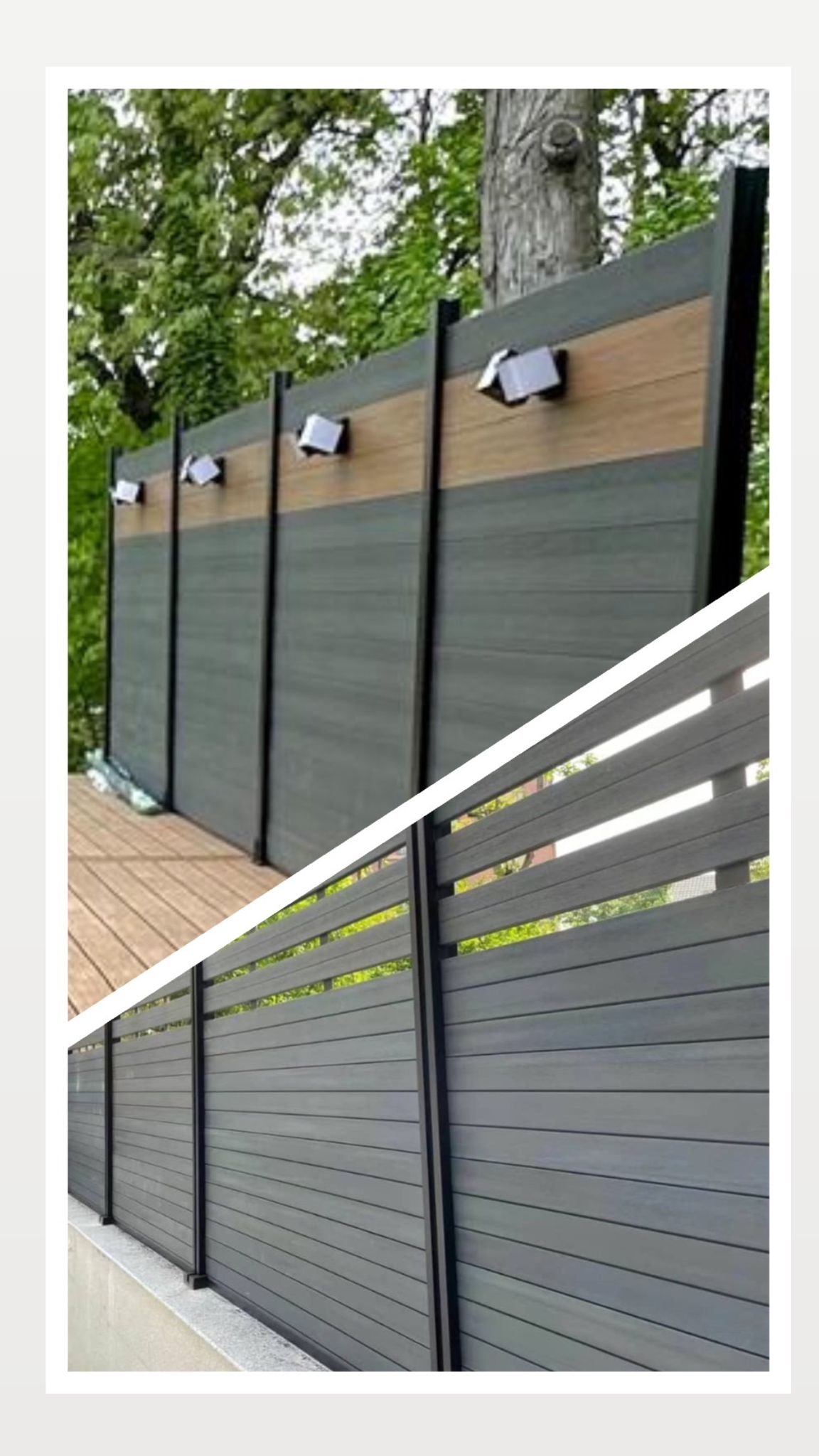 Mysterious Black Composite Fence (6FTx6FT)-F04|Norm Atlanta - Image 6