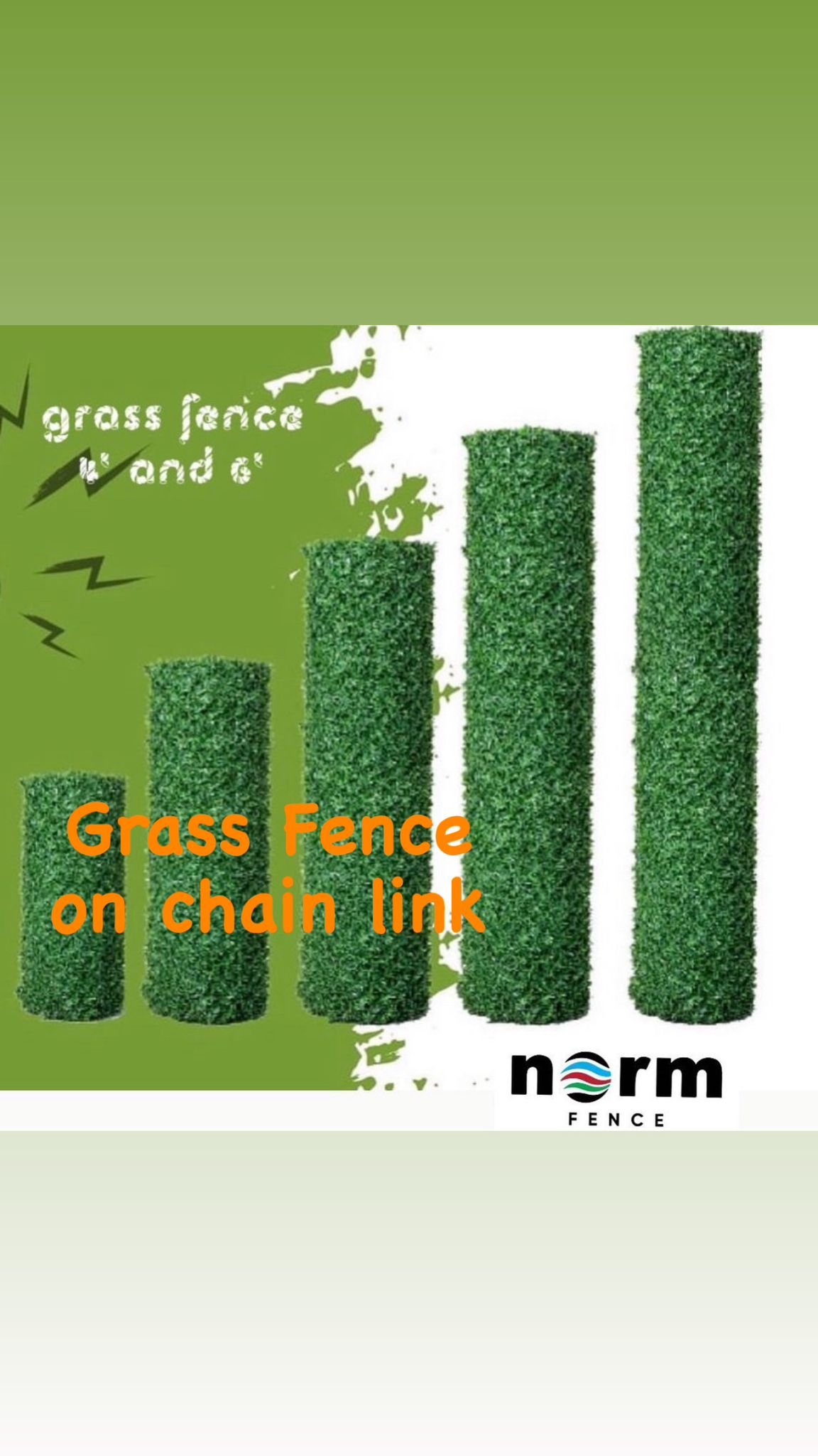 Grass Fence - 4FT by 33FT | Norm Atlanta - Image 5