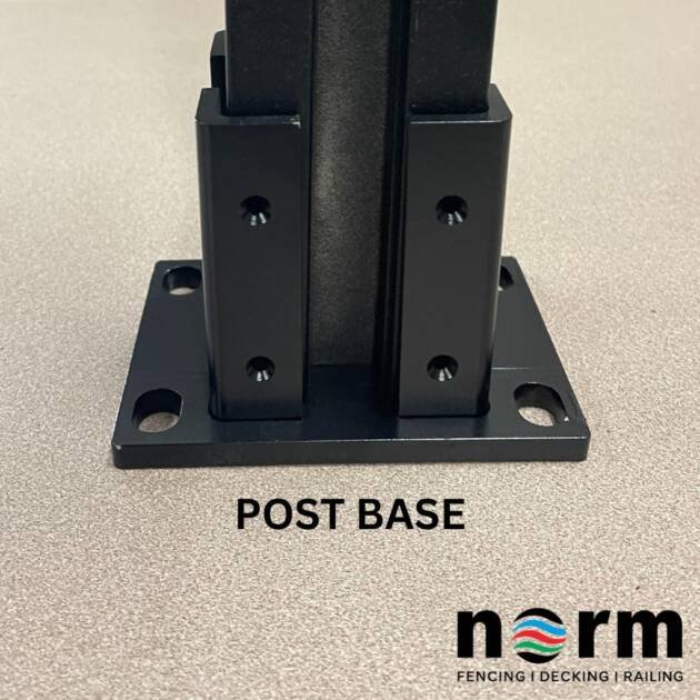 Fence Post Base (4"X4"x5.5")-F22|Norm Atlanta