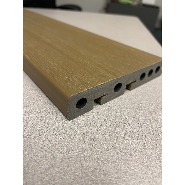 Teak Composite End Deck Board (16FT × 6")-DEN01| Norm