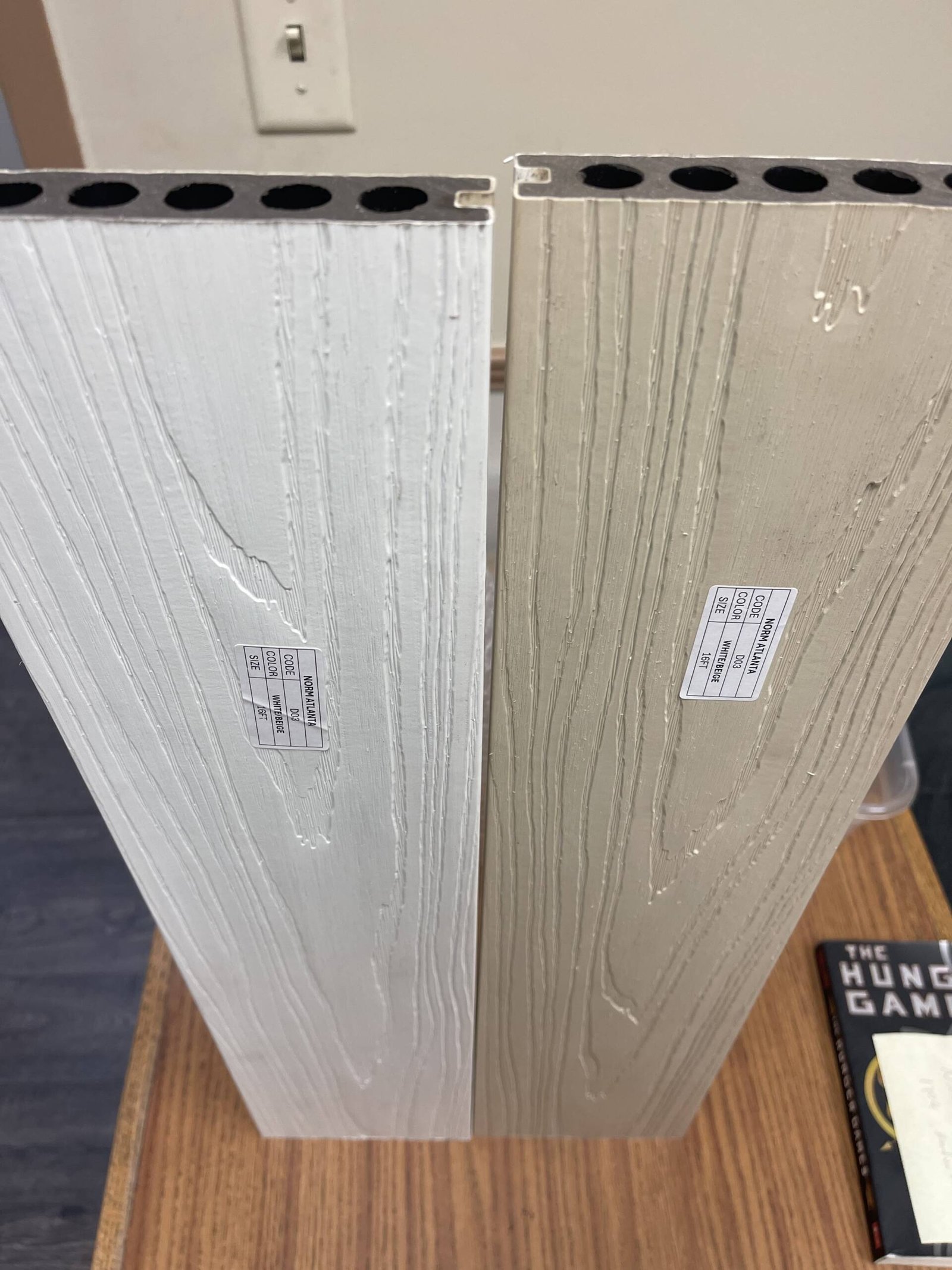 White / Beige Composite Deck Board (16FT × 5,5″)-D03|Norm - Image 6