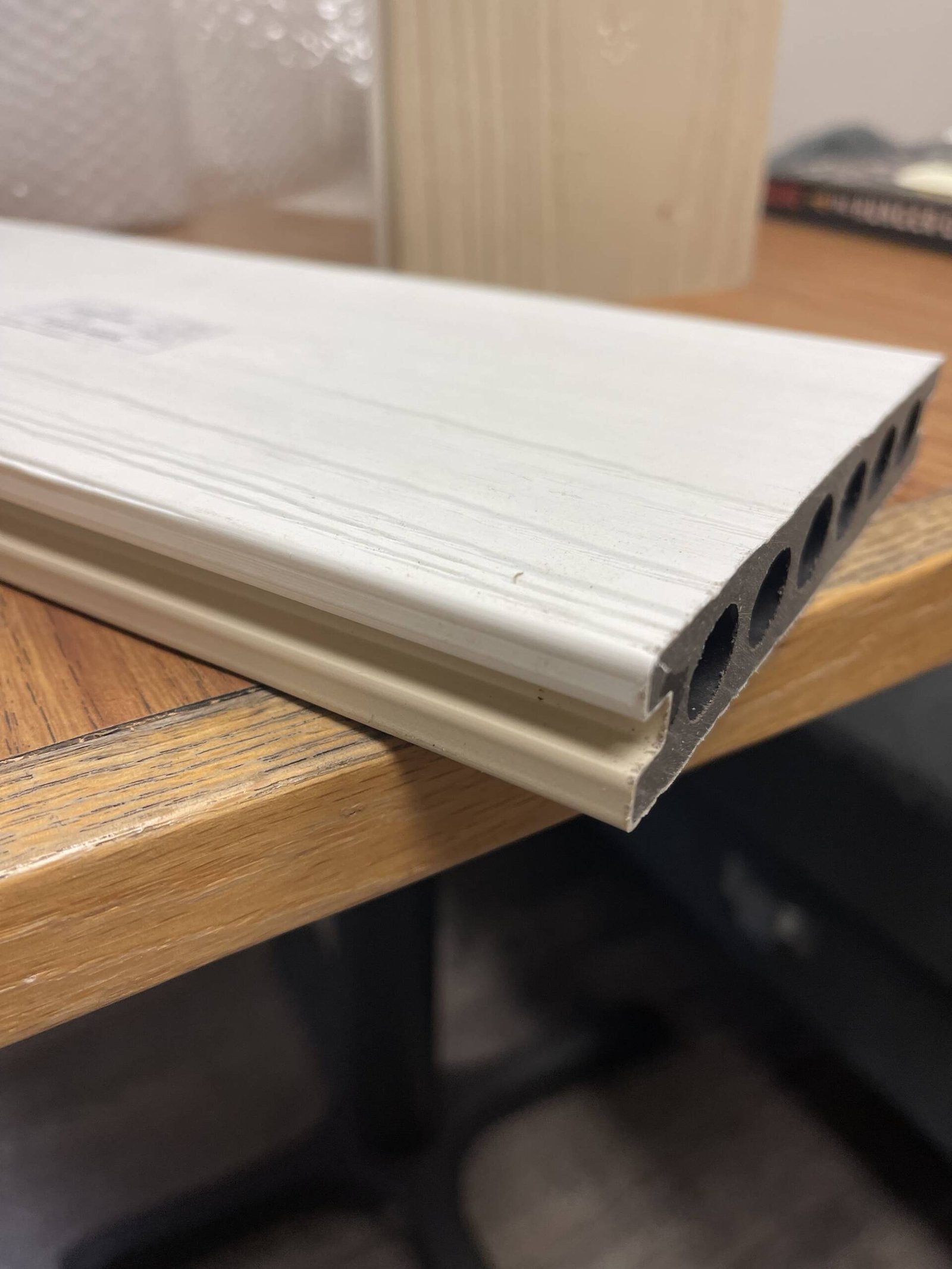 White / Beige Composite Deck Board (16FT × 5,5″)-D03|Norm - Image 8