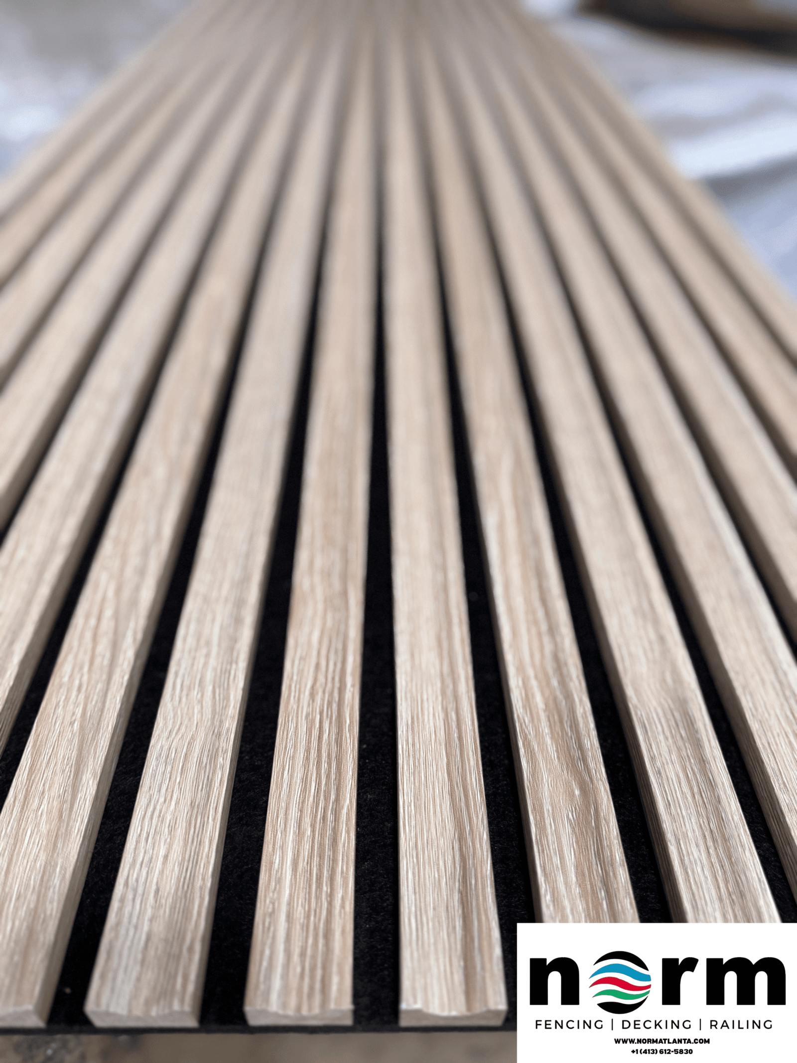 light oak acoustic wall panel norm atlanta